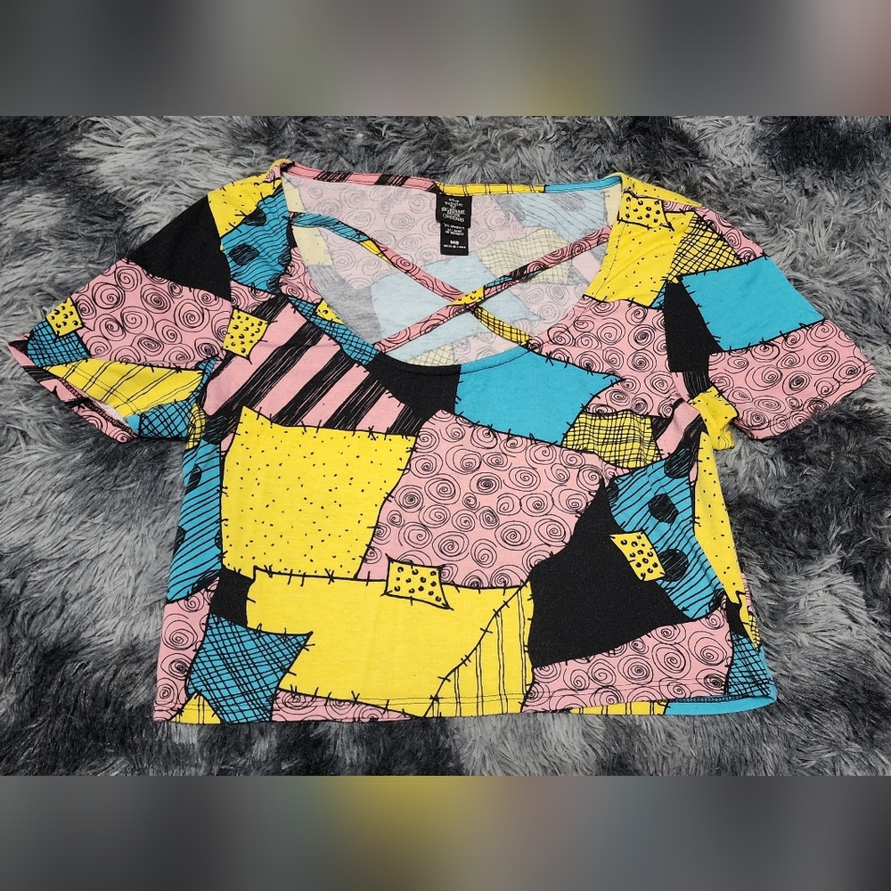 Nightmare Before Christmas Crop Top